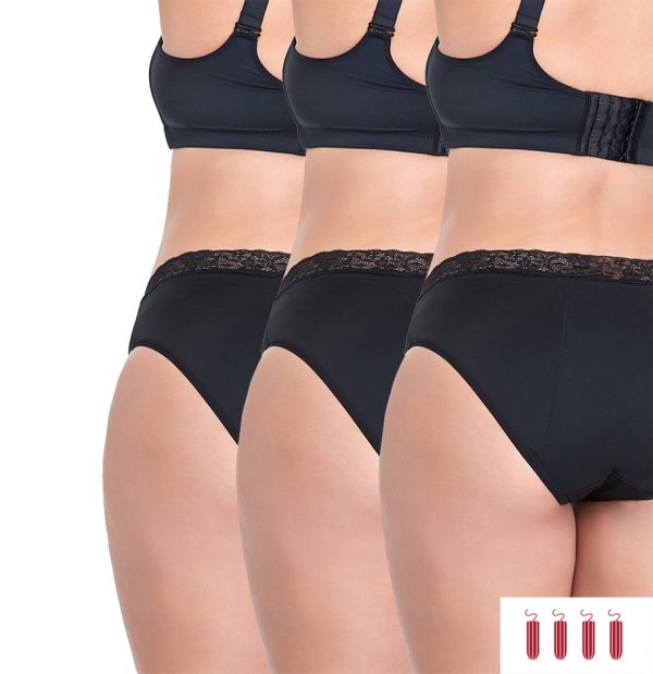 3 pack bamboe hipster