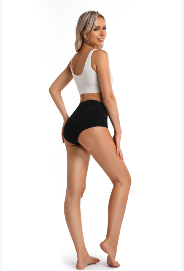 Bamboe 3-PACK Menstruatie Ondergoed Comfort High-Waist | 4 lagen systeem – Absorberend en lekvrij - Afbeelding 5