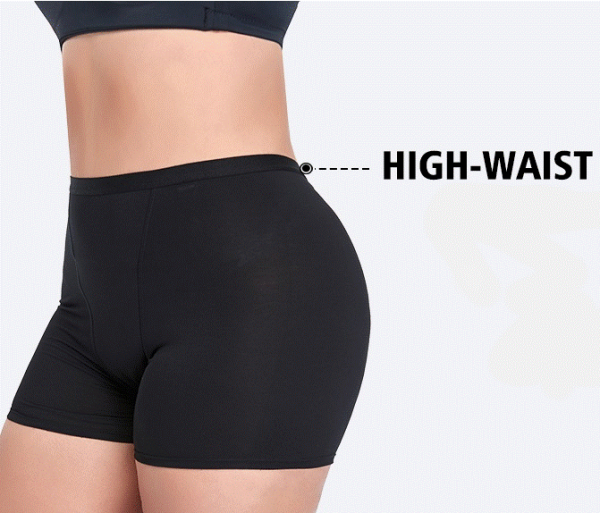 3-PACK Boxershorts Menstruatie Ondergoed Bamboe Super Comfort High-Waist | 4 lagen systeem – Super Absorberend en lekvrij - Afbeelding 8